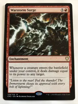 MTG Commander Anthology Volume II Warstorm Surge 129/312 NM Rare - Image 1