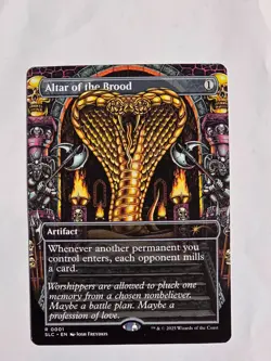 Altar of the Brood R0001 Borderless Encyclopedia Countdown Secret Lair Non-Foil - Image 1