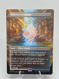 Hallowed Fountain (Borderless) X1 ECL MTG Lorwyn Eclipsed - Image 1