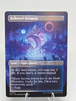 Hallowed Fountain (Borderless) X1 ECL MTG Lorwyn Eclipsed - Image 2