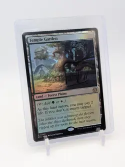 MTG - Temple Garden - FOIL Rare #268 - Lorwyn Eclipsed NM - Image 1