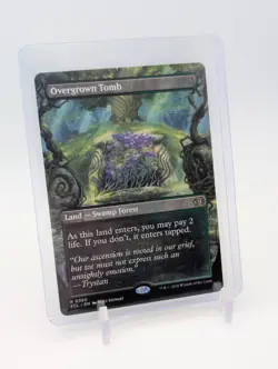 MTG - Overgrown Tomb - Borderless Rare #350 - Lorwyn Eclipsed NM - Image 1