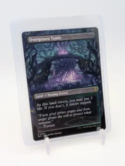 MTG - Overgrown Tomb - Borderless Rare #350 - Lorwyn Eclipsed NM - Image 2