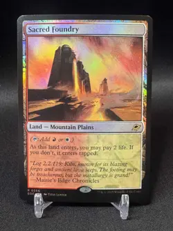 Sacred Foundry (256/426) - MTG Edge of Eternities NM FOIL - Image 1