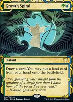 1x Growth Spiral - Extended Art NM Eng MTG - Strixhaven - Image 1