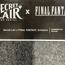 MTG Secret Lair X Final Fantasy: Grimoire Rainbow Foil - Image 4