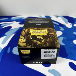 Dual Matte Justice Case Display Dragon Shield Standard Size Sleeves - 10 Packs - Image 2