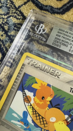 2004 Pokemon World Championship FINALIST Tropical Wind #026 BGS 8.5 - Image 2