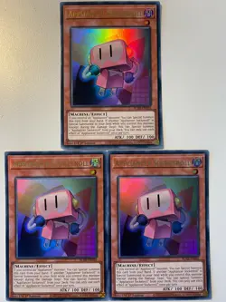 Yugioh Appliancer Socketroll BLAR-EN035 Ultra Rare NM x3 Play Set - Image 1