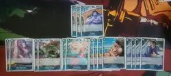 One Piece - OP14 The Azure Sea's Seven x17 Holo Rare (BLUE) Lot English - Image 1