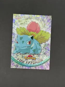 Pokemon Topps Chrome Ivysaur Sparkle Card - Image 1