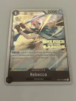 Rebecca (Judge Pack Vol. 6) OP04-092 One Piece Promotion Cards Foil - Image 1