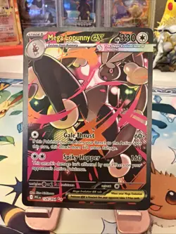 ENGLISH Mega Lopunny EX SIR 128/094 Phantasmal Flames NEAR MINT Pokemon Card - Image 1