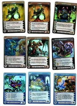 Lot #706. 9 Chaotic Super Rare cards. Overworld danian and M'arrillian - Image 1