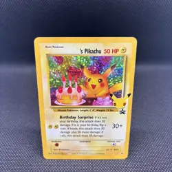 Pokemon Pikachu Celebrations Birthday Surprise 25th Anniversary Promo Card - Image 2