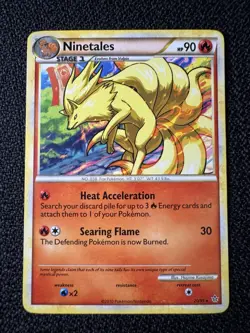 Pokemon Ninetales Unleashed Card 20/95 Regular Near Mint - Image 1