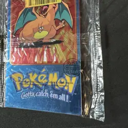 Pokemon Topps Chrome Foil Supersize Jumbo 5 Card Set SEALED TV Vintage Charizard - Image 3