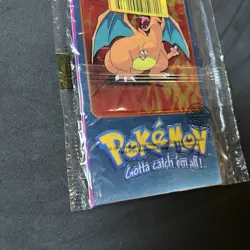 Pokemon Topps Chrome Foil Supersize Jumbo 5 Card Set SEALED TV Vintage Charizard - Image 4