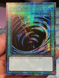 Mystical Space Typhoon Quarter Century Secret Rare Card RA02-EN048 NEAR MINT - Image 2