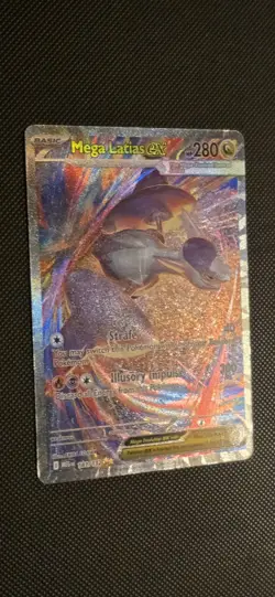 Mega Latias EX Holo Card 181/132 Mega Evolution Series - Image 2