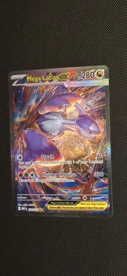 Mega Latias EX Holo Card 181/132 Mega Evolution Series - Image 3