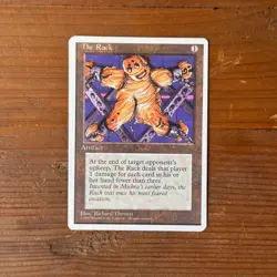 The Rack LP Fourth Edition 1995 Magic the Gathering MTG Card - Image 1