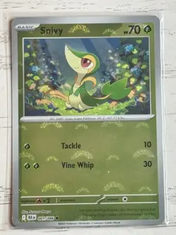 Snivy Poke Ball Reverse Holo 001/086 Black Bolt Pokemon Card NM - Image 1