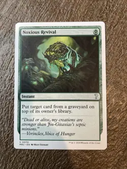 MTG - Noxious Revival (White Border) - Mystery Booster 2 (MB2) NM Free Shipping - Image 1
