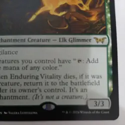 MTG Enduring Vitality Magic the Gathering Duskmourn: House of Horror Regular NM - Image 4