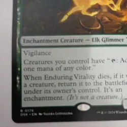 MTG Enduring Vitality Magic the Gathering Duskmourn: House of Horror Regular NM - Image 5