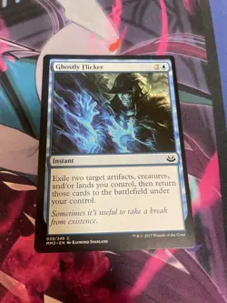 MTG - GHOSTLY FLICKER - COMMON - NM - MM3 - Image 1