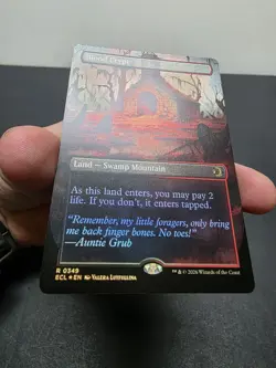 MTG Blood Crypt (Borderless) Lorwyn Eclipsed FOIL ECL 0349 NM - Image 3
