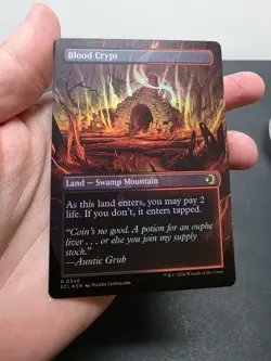 MTG Blood Crypt (Borderless) Lorwyn Eclipsed FOIL ECL 0349 NM - Image 4