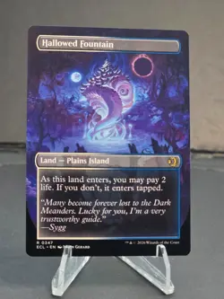 Hallowed Fountain - 0347 - (Borderless) - Lorwyn Eclipsed MTG - Image 2