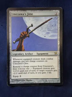 Umezawa’s Jitte Betrayers of Kamigawa MP/HP MTG - Image 1