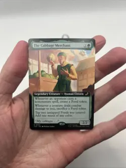 Magic the Gathering Avatar ATLA Cabbage Merchant #0203 Extended Art Rare MTG - Image 3