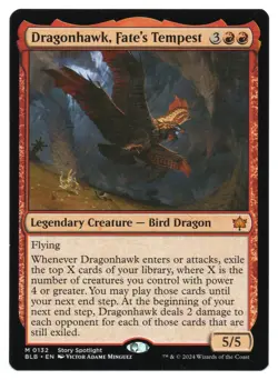 MTG Dragonhawk, Fate's Tempest | #132 Bloomburrow | English - Image 1