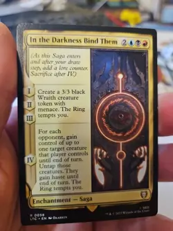 MTG - The Lord of the Rings - In the Darkness Bind Them - NM - NF - Image 1