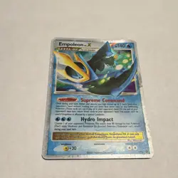 Pokemon Empoleon LV.X DP11 Diamond & Pearl Holo Promo 140 HP Level Up Card - Image 2