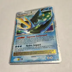 Pokemon Empoleon LV.X DP11 Diamond & Pearl Holo Promo 140 HP Level Up Card - Image 4