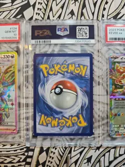 2024 PSA 9 MINT Iron Leaves EX #203 SIR Pokemon Temporal Forces (520) - Image 2