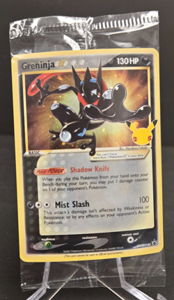 Greninja Gold Star Promo -TCG SWSH144 Pokemon Holo Celebrations - SEALED #2 - Image 2