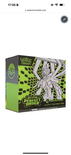Mega Evolution Perfect Order Pokemon Center Elite Trainer Box ETB PRESALE - Image 1