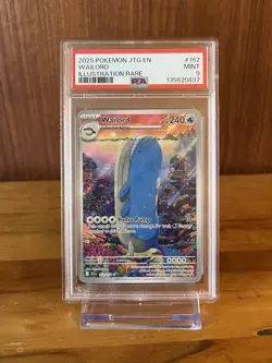 2025 Pokemon JTG EN-Journey Together Wailord Illustration Rare PSA 9 #162 - Image 1