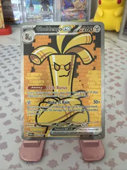 Gholdengo ex 252/182 Special Illustration Rare Pokemon TCG SV04: Paradox Rift NM - Image 1