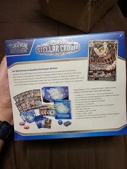Stellar Crown Scarlet Violet Pokemon Center Exclusive Elite Trainer Box ETB TCG - Image 3