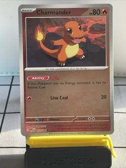 Reverse Holo Charmander 011/094 Common ME02: Phantasmal Flames Pokemon - Image 1