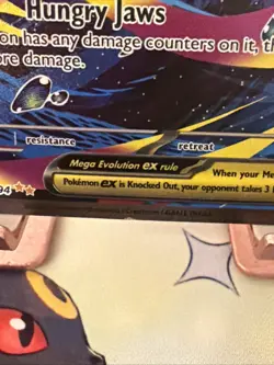 Pokemon TCG Phantasmal Flames Mega Sharpedo ex SIR 127/094 - Image 3