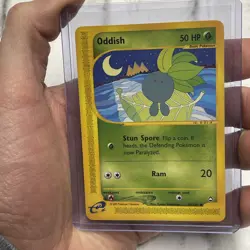 Oddish 97/147 - Aquapolis Non Holo Pokemon TCG WOTC LP+ Vintage E-Reader WOTC - Image 1