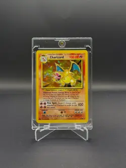 Pokemon Charizard Holo 4/102 Base Set Unlimited - Near Mint - Gradable - Image 1